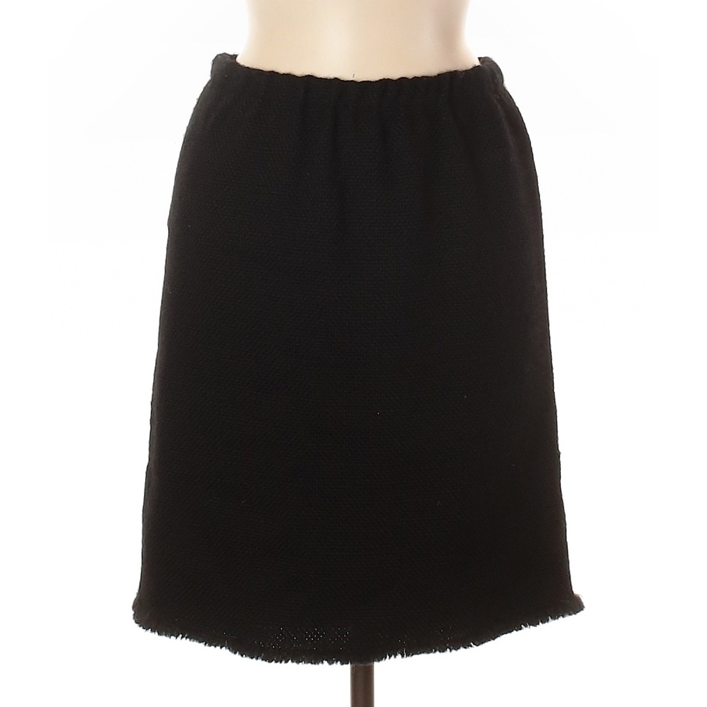 ❤️‍ Vintage Moschino Cheap Chic Black Wool Skirt 90s Designer Made in Italy